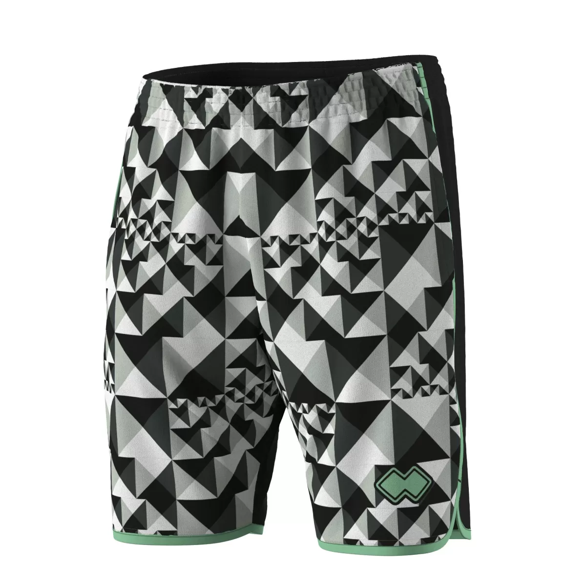 Erreà Bermuda Graphic Geometric Da Uomo NERO AFTER_EIGHT Best